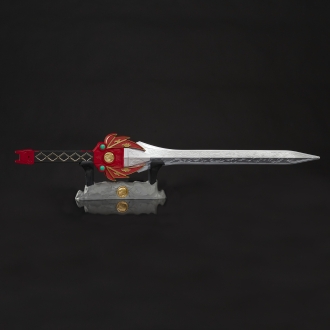 Replica hasbro espada poder ranger rojo replica escala 1:1 power rangers mighty morphin collection