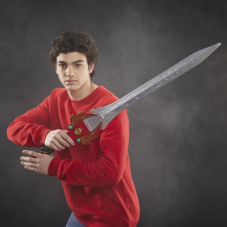 Replica hasbro espada poder ranger rojo replica escala 1:1 power rangers mighty morphin collection