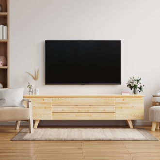 Soporte de pared TooQ LP1080F-B 37" a 80" fijo negro