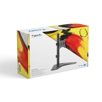 Soporte de mesa TooQ DB1701TN-B 17" a 32" con peana negro