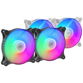 Kit 2x ventiladores internos FRGB Mars Gaming 12x12