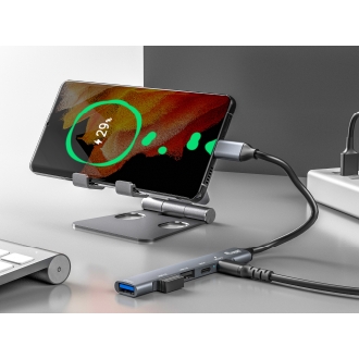 Hub USB tipo C Equip Life USB 2.0 / 3.0 y tipo C