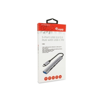 Hub USB tipo C Equip Life USB 2.0 / 3.0 y tipo C