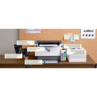 Impresora HP LaserJet Tank 1504w A4 22ppm WiFi