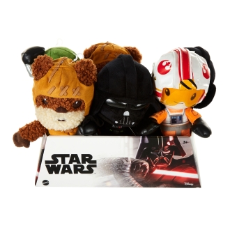 Surtido peluches mattel star wars 20 cm 6 unidades