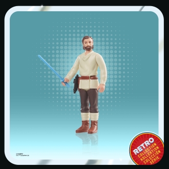 Figura hasbro obi wan kenobi wandering jedi star wars retro collection