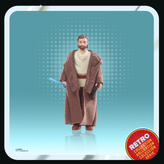 Figura hasbro obi wan kenobi wandering jedi star wars retro collection