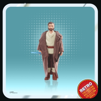 Figura hasbro obi wan kenobi wandering jedi star wars retro collection