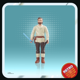 Figura hasbro obi wan kenobi wandering jedi star wars retro collection