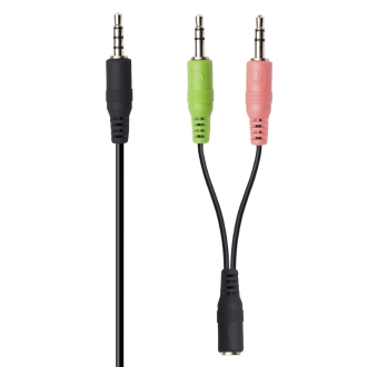 Auricular con micrófono Trust Basics 3.5mm (incluye adaptador 2x 3.5mm)