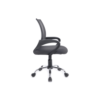 SILLA DE OFICINA EQUIP DE MALLA COLOR GRIS OSCURO
