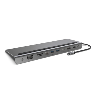 Adaptador USB tipo C Docking Belkin 1xHDMI 1xDP 1xVGA 2xUSB-A 3,0 1x USB-A 2.0 1xUSB-C Pd 100w