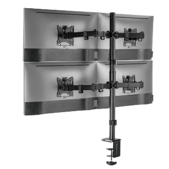 SOPORTE PANTALLA PARA MESA 17" A 32" 4 MONITORES