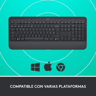 Teclado inalámbrico Logitech Signature K650 negro