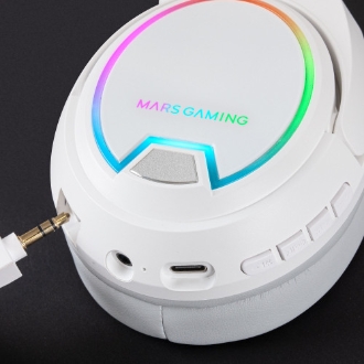 Auriculares inalámbricos Mars Gaming MHW100 blanco