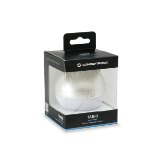 Altavoz Bluetooth Conceptronic bola de navidad plata