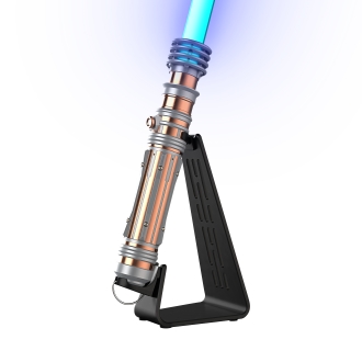 Replica hasbro 1:1 force x sable de luz leia organa black series