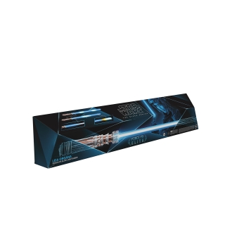 Replica hasbro 1:1 force x sable de luz leia organa black series