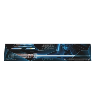 Replica hasbro 1:1 force x sable de luz leia organa black series