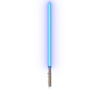 Replica hasbro 1:1 force x sable de luz leia organa black series