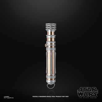Replica hasbro 1:1 force x sable de luz leia organa black series