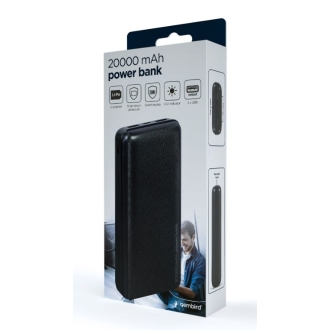 Powerbank Gembird 20000mAh 1x microUSB a 2x USB-A