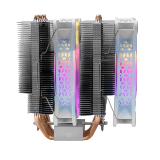 Ventilador CPU Mars Gaming MCPU-XT doble disipador 300W blanco