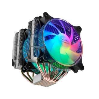 Ventilador CPU Mars Gaming MCPU-XT doble disipador TDP 300W negro