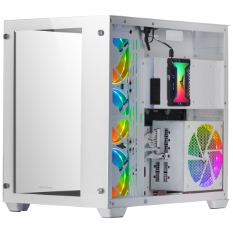 Caja torre E-ATX Mars Gaming MCV3 XXL blanco