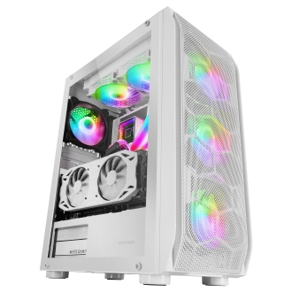 Caja torre E-ATX Mars Gaming MC-KX XXL blanco