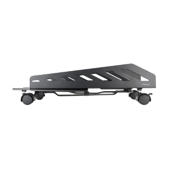 SOPORTE DE CPU CON RUEDAS METALICO TOOQ UMCS0024-B AJUSTABLE 160-300MM NEGRO