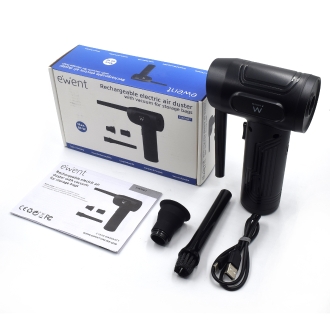 Soplador de aire eléctrico Ewent EW5607 60W 60000RPM 7500 mAh recargable