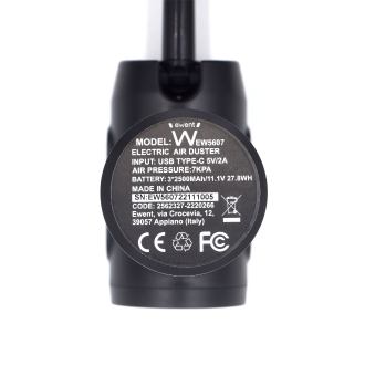 Soplador de aire eléctrico Ewent EW5607 60W 60000RPM 7500 mAh recargable