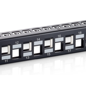 Patch panel Equip 24 puertos Keystone CAT6A apantallado vacío
