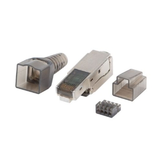 Conector Lanberg Cat.6A FTP 8P8C tool-less