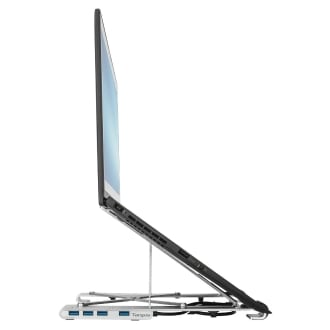 Base para portátil Targus con hub integrado 4xUSB-A plata