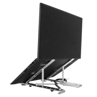 Base para portátil Targus con hub integrado 4xUSB-A plata