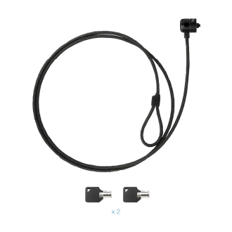 Cable de seguridad de portátil TooQ con llave 1.5m