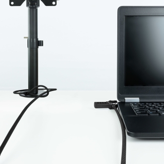 Cable de seguridad de portátil tipo Kensington TooQ con combinación 1.5m