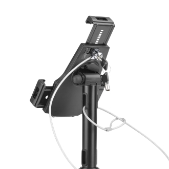 Soporte tablet Aisens antirrobo acero negro