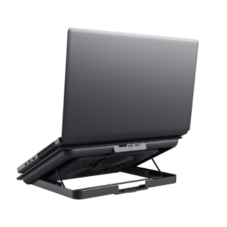 Soporte Universal Trust Para Portátiles con ventilador 18cm altura ajustable hasta 16"