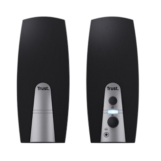 Altavoces Trust 2.0 Basics 5W RMS 10W máx autoalimentado USB negro