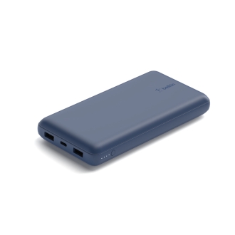 Powerbank Belkin Boost Charge 10.000 mAh 2 USB-A 1 USB-C 15W azul
