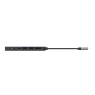 Adaptador USB tipo C  Belkin 1xUSB-C Pd 3.0 2xUSB-A 3.0 1x Jack 3.5 2xlector Sd/MicroSD 1xHDMI 4k Carga 100w