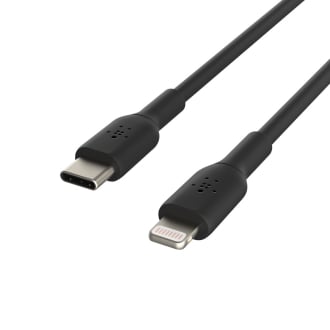 Cable Belkin USB tipo C macho a Lightning Boost Charge 1m negro