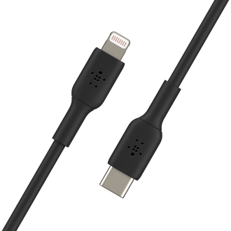 Cable Belkin USB tipo C macho a Lightning Boost Charge 1m negro