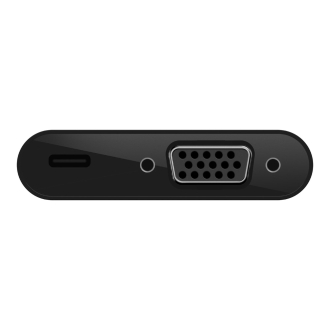Adaptador Belkin USB tipo C a VGA + carga negro