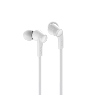 Auricular con micrófono Belkin USB Tipo C blanco