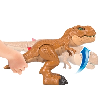 Figura mattel jurassic world imaginext t - rex
