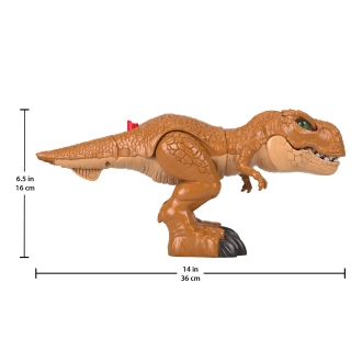 Figura mattel jurassic world imaginext t - rex
